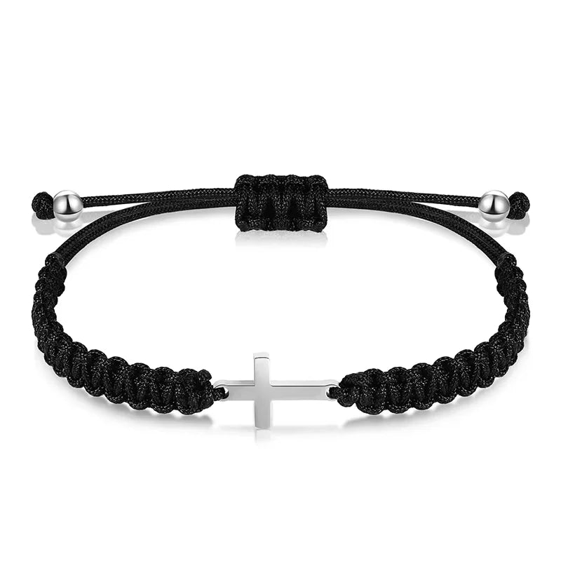 Cross Bond - Geflochtenes Partnerarmband, verstellbar