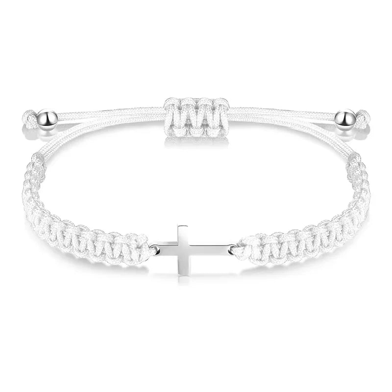 Cross Bond - Geflochtenes Partnerarmband, verstellbar