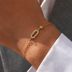 Rivière – Armband mit Zirkonia